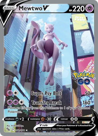 Mewtwo V — Rare Ultra variant