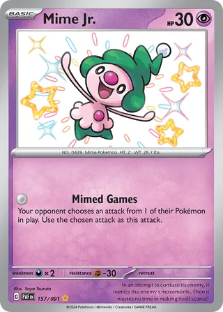Mime Jr. — Shiny Rare variant