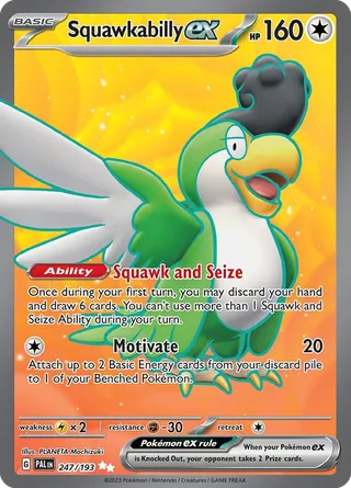 Squawkabilly ex — Ultra Rare variant