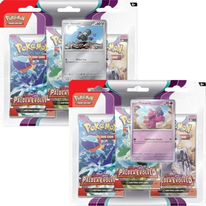 Paldea Evolved 3-Pack Blister (Set of 2)