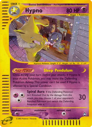 Hypno — Rare Holo variant