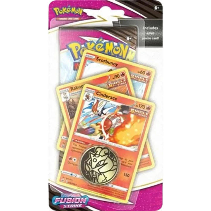 Fusion Strike Premium Checklane Blister - Cinderace