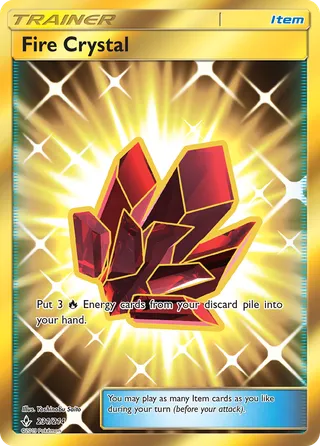 Fire Crystal — Rare Secret variant