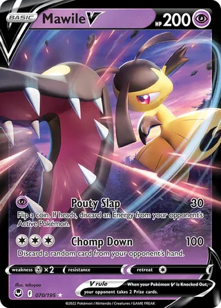 Mawile V — Rare Holo V variant