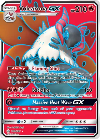 Volcarona-GX — Rare Ultra variant