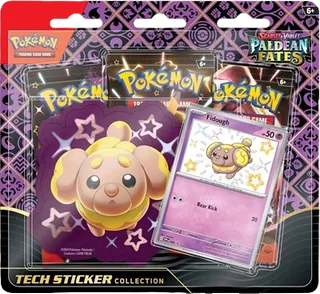 Paldean Fates Tech Sticker Collection - Fidough