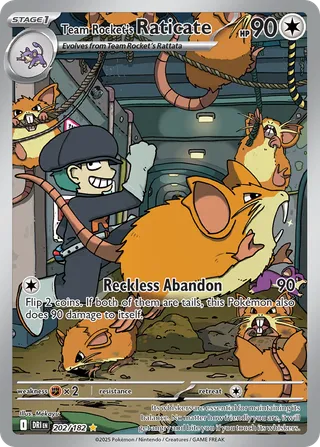 Team Rocket's Raticate — Illustration Rare variant