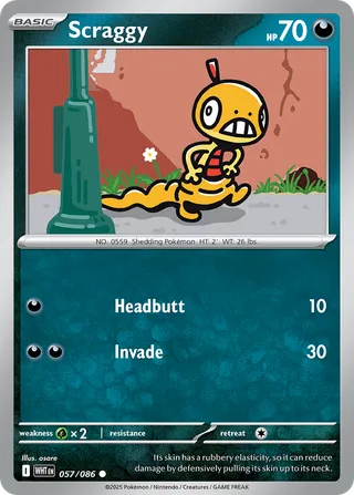 Scraggy — Common variant