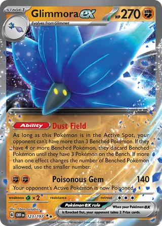 Glimmora ex — Double Rare variant