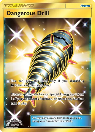 Dangerous Drill — Rare Secret variant