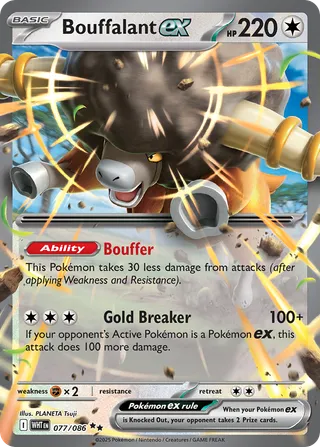 Bouffalant ex — Double Rare variant