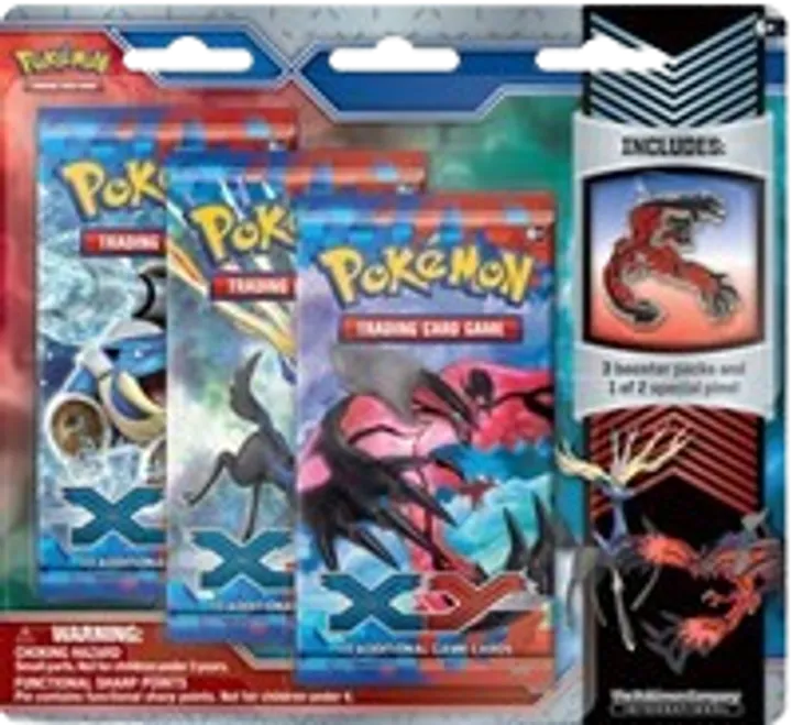 XY Collector Pin 3-Pack Blisters - Yveltal