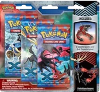 XY Collector Pin 3-Pack Blisters - Yveltal