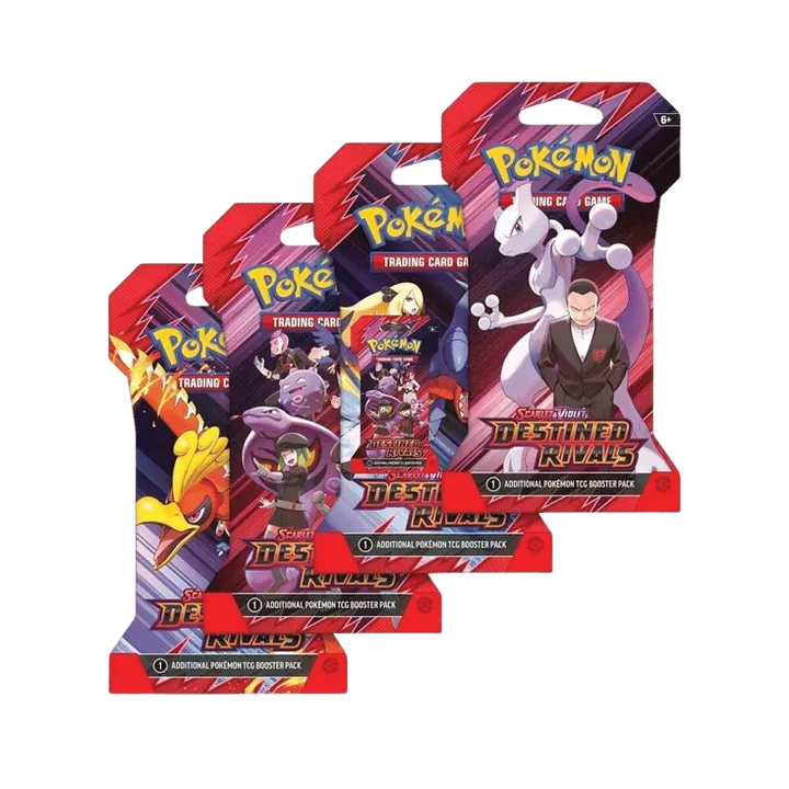 Destined Rivals Sleeved Booster Pack Art Bundle (Set of 4)