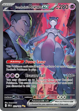 Team Rocket's Mewtwo ex — Special Illustration Rare variant