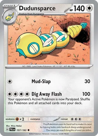 Dudunsparce — Uncommon variant