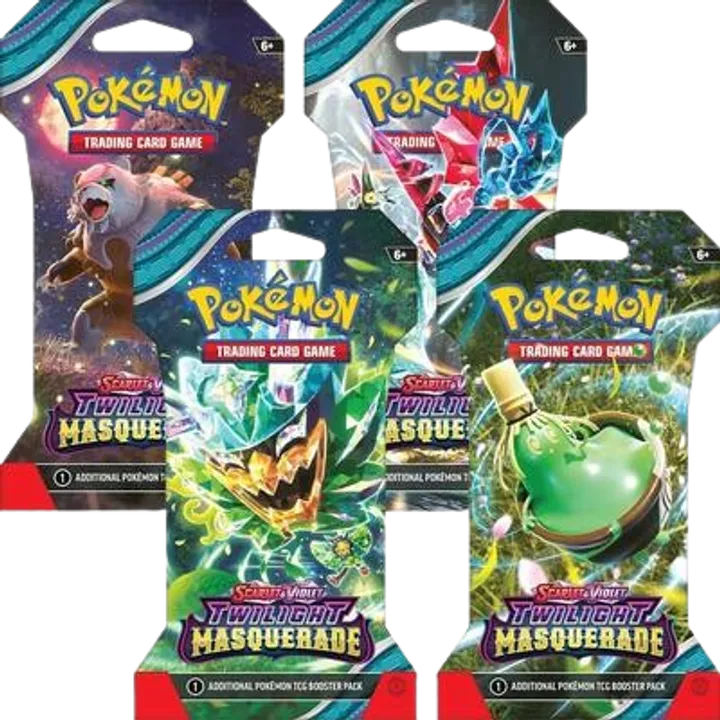 Twilight Masquerade Sleeved Booster Pack Art Bundle (Set of 4)