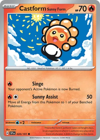 Castform Sunny Form — Common variant