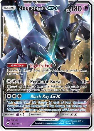 Necrozma-GX — Rare Holo GX variant