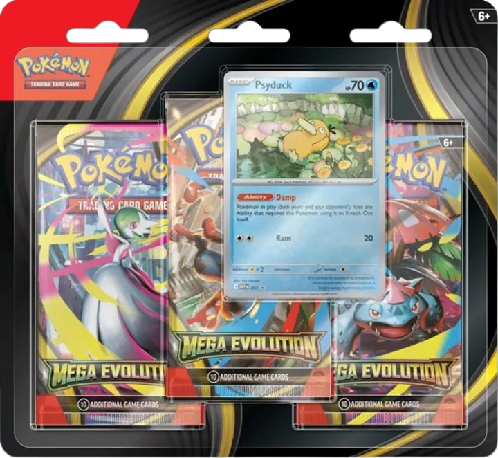 Mega Evolution 3-Pack Blister - Psyduck