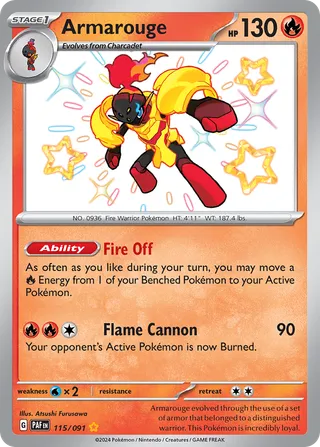 Armarouge — Shiny Rare variant