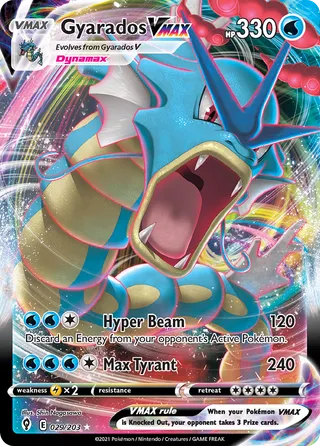 Gyarados VMAX — Rare Holo VMAX variant