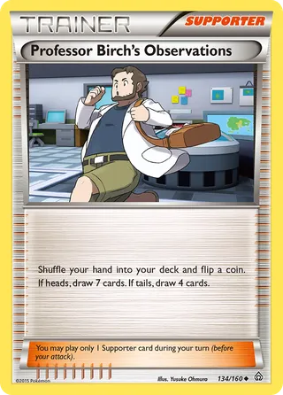 Professor Birch's Observations — Uncommon variant