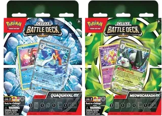Deluxe Battle Deck: Quaquaval ex/Meowscarada ex (Set of 2)