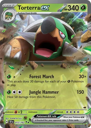 Torterra ex — Double Rare variant