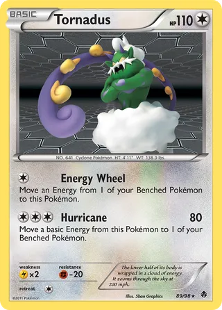 Tornadus — Rare Holo variant