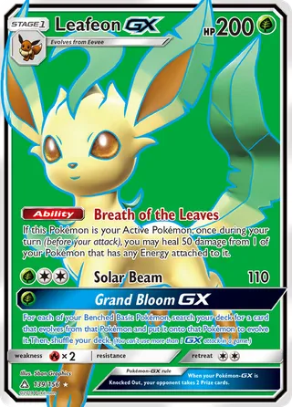 Leafeon-GX — Rare Ultra variant