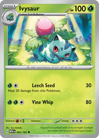 Ivysaur — Uncommon variant