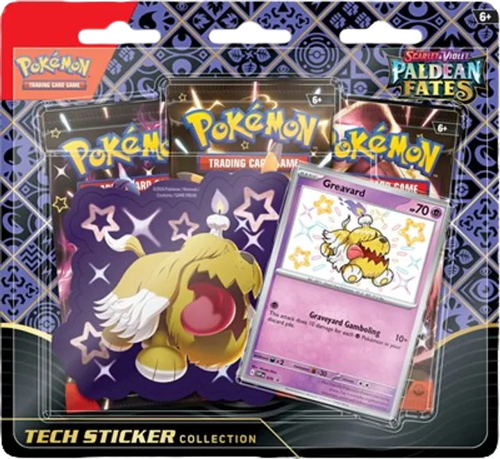 Paldean Fates Tech Sticker Collection - Greavard