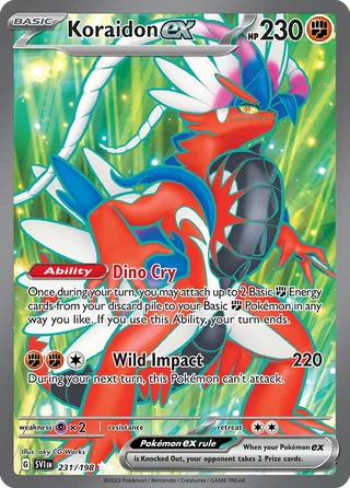 Koraidon ex — Ultra Rare variant