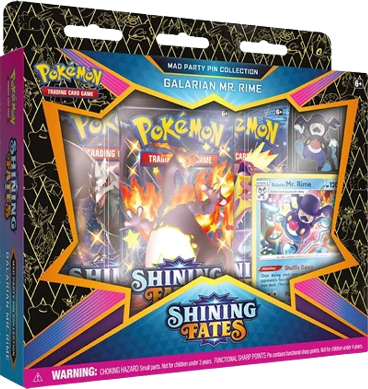 Shining Fates Mad Party Pin Collection - Galarian Mr. Rime