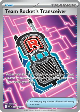 Team Rocket's Transceiver — Ultra Rare variant