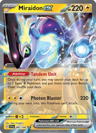 Miraidon ex — Double Rare variant