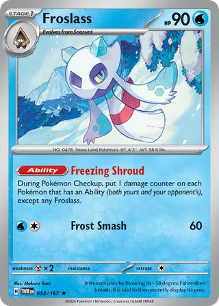 Froslass — Rare variant