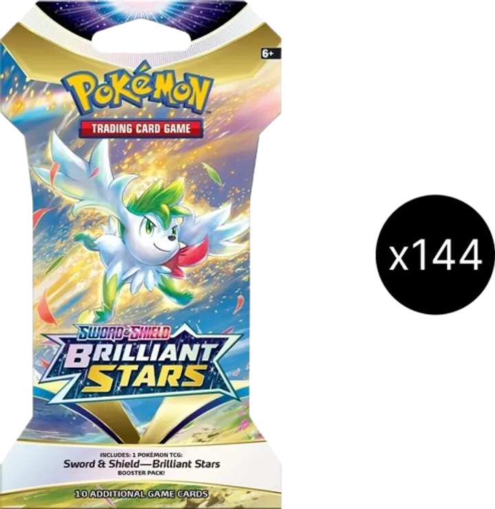 Brilliant Stars Sleeved Booster Pack Case