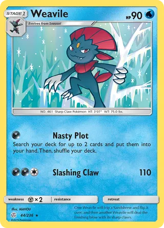 Weavile — Rare variant