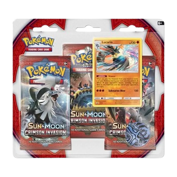 Crimson Invasion 3-Pack Blister - Lucario