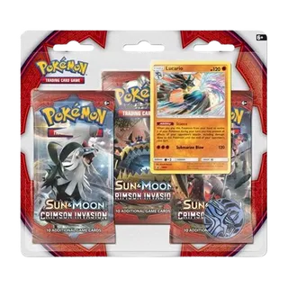 Crimson Invasion 3-Pack Blister - Lucario