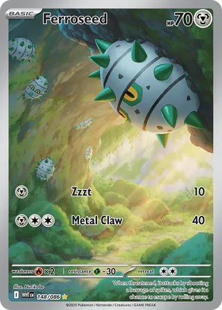 Ferroseed — Illustration Rare variant