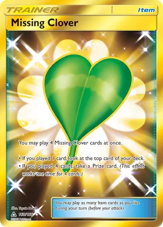 Missing Clover — Rare Secret variant
