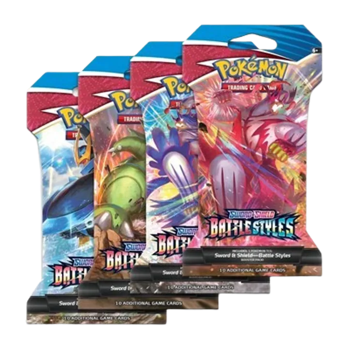 Battle Styles Sleeved Booster Pack Art Bundle (Set of 4)
