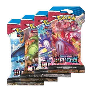 Battle Styles Sleeved Booster Pack Art Bundle (Set of 4)