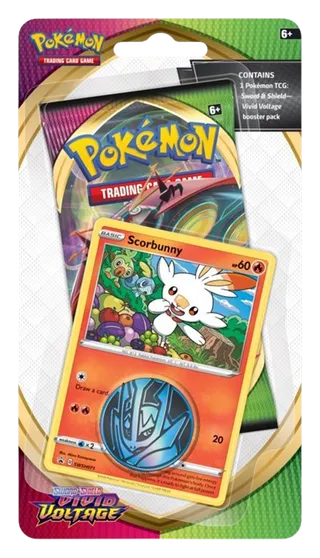 Vivid Voltage Single Pack Blister - Scorbunny