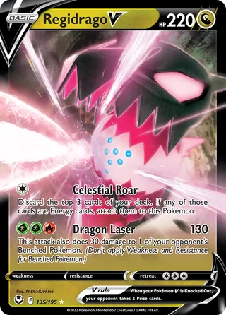 Regidrago V — Rare Holo V variant