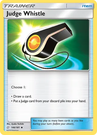 Judge Whistle — Uncommon variant