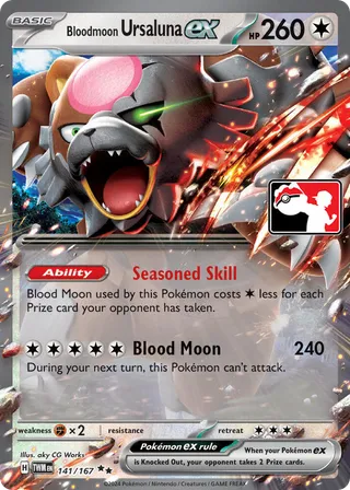 Bloodmoon Ursaluna ex — Double Rare variant